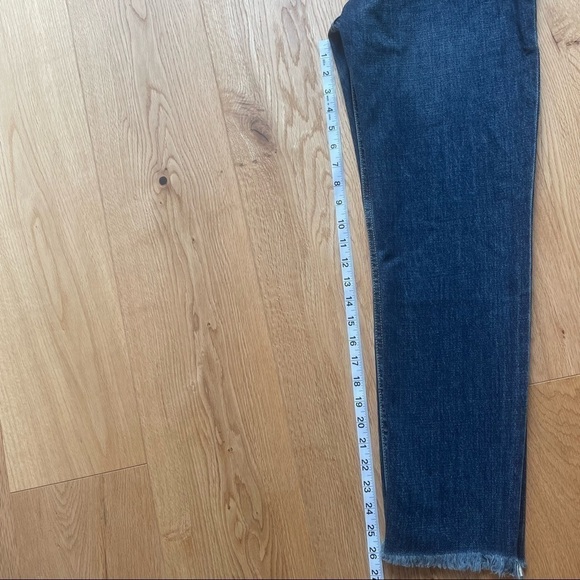 NWT Current/Elliott The Exposed Fly Vintage Cropped Slim Jeans - 26 - Picture 16 of 16